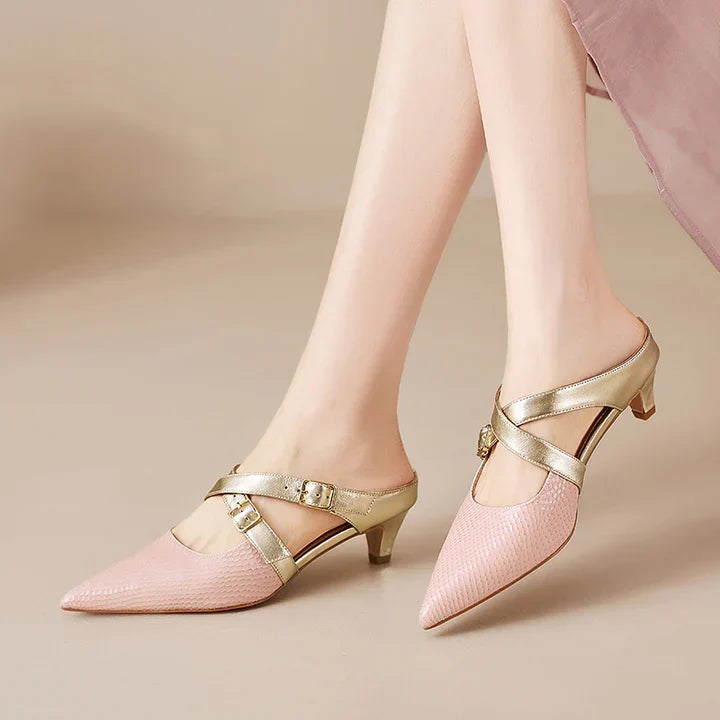 Zelle | Genuine Leather Mules