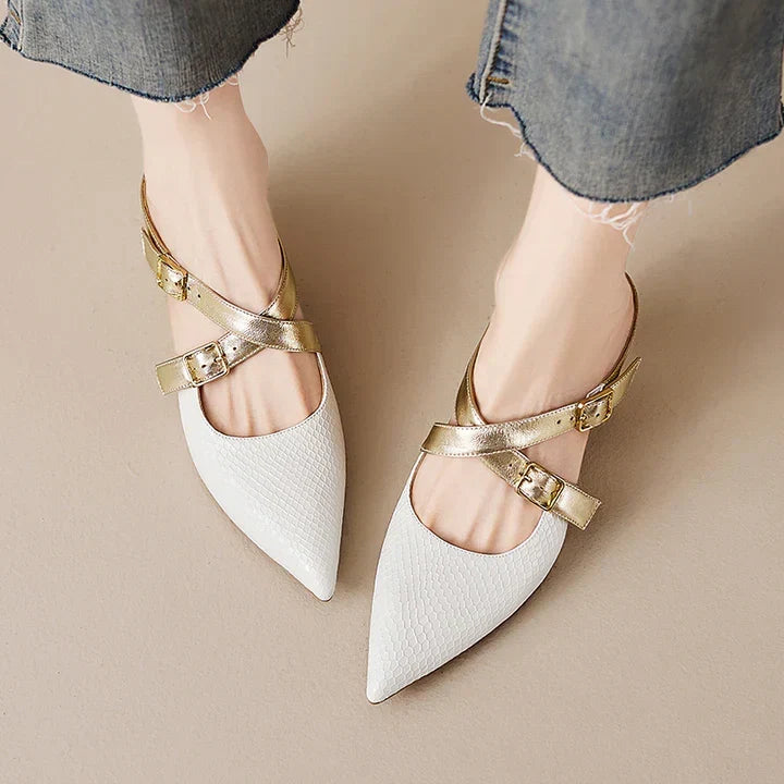 Zelle | Genuine Leather Mules