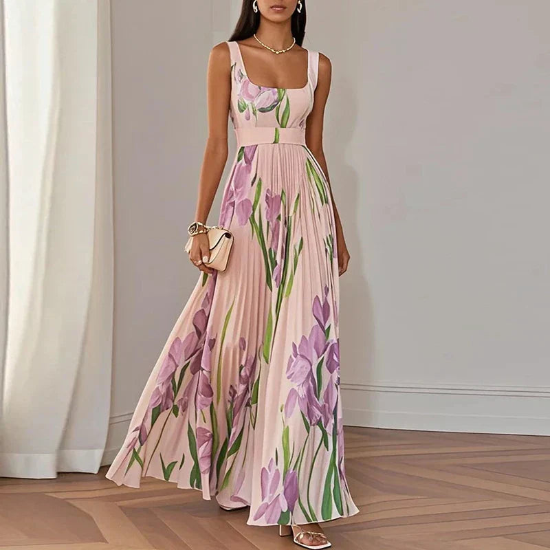Oriah | Floral Maxi A-Line Dress