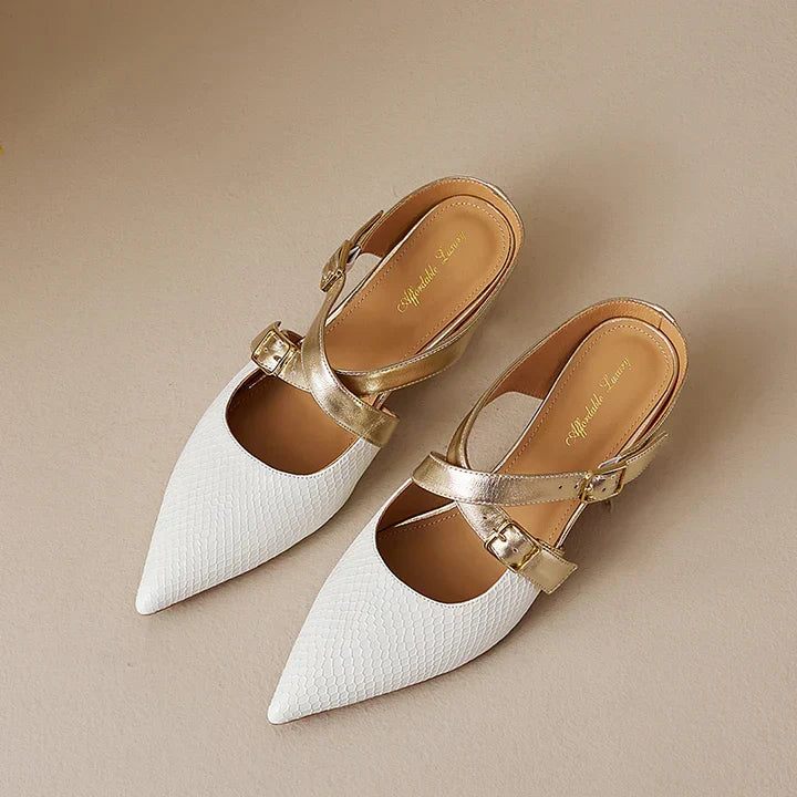 Zelle | Genuine Leather Mules