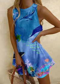Naomi | Bohemian Print Mini Dress