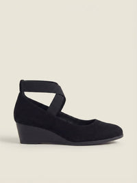 ANA | Wedge Shoes with Cross Straps