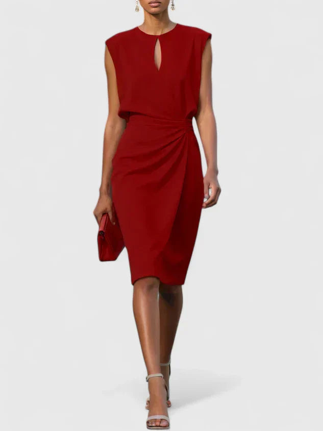 Elisa | Midi Dress with Corset and Lace