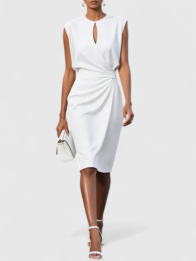 Elisa | Midi Dress with Corset and Lace