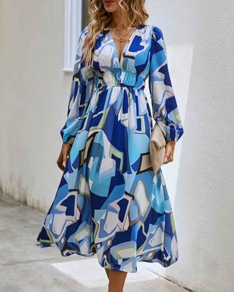 Celine | Women's Dress with Floral Pattern