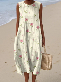 Evelyn | Sleeveless A-Line Maxi Dress