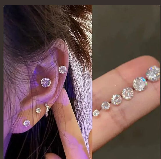 Casilda - Chic White Gold Earrings Clips