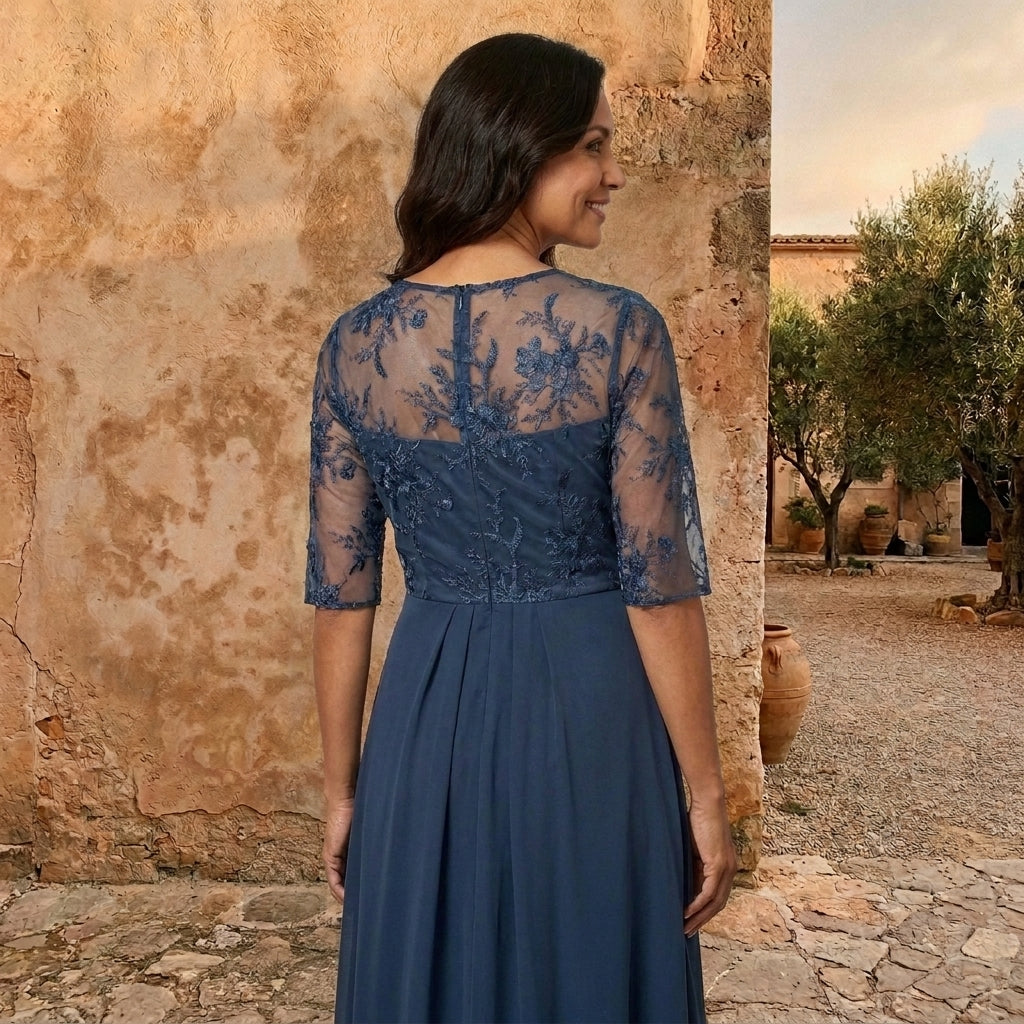 LOLA CASTELL | ELEGANT CHIFFON DRESS