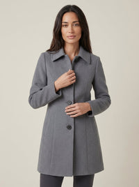 Helena - Winter Coat with Buttons