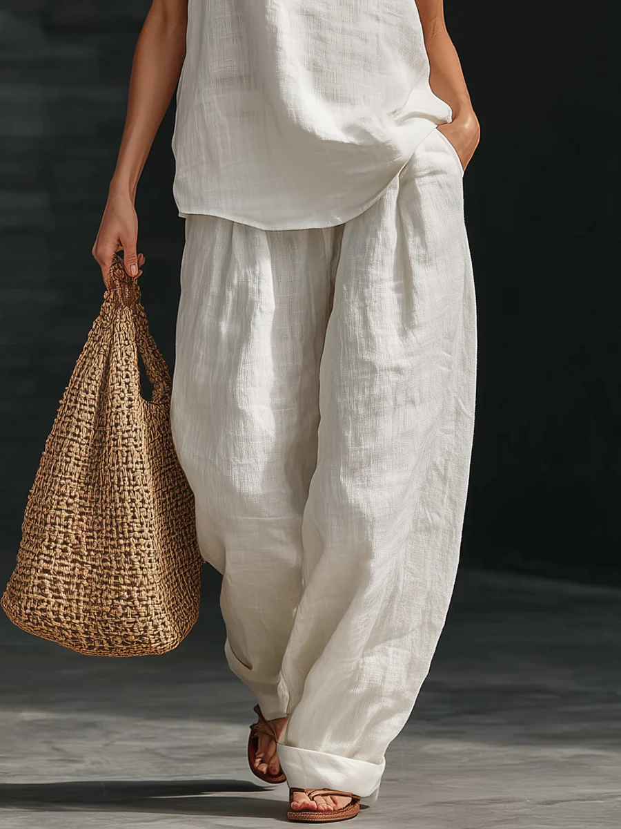 Zoe™ Sleeveless Set with Wide Pants