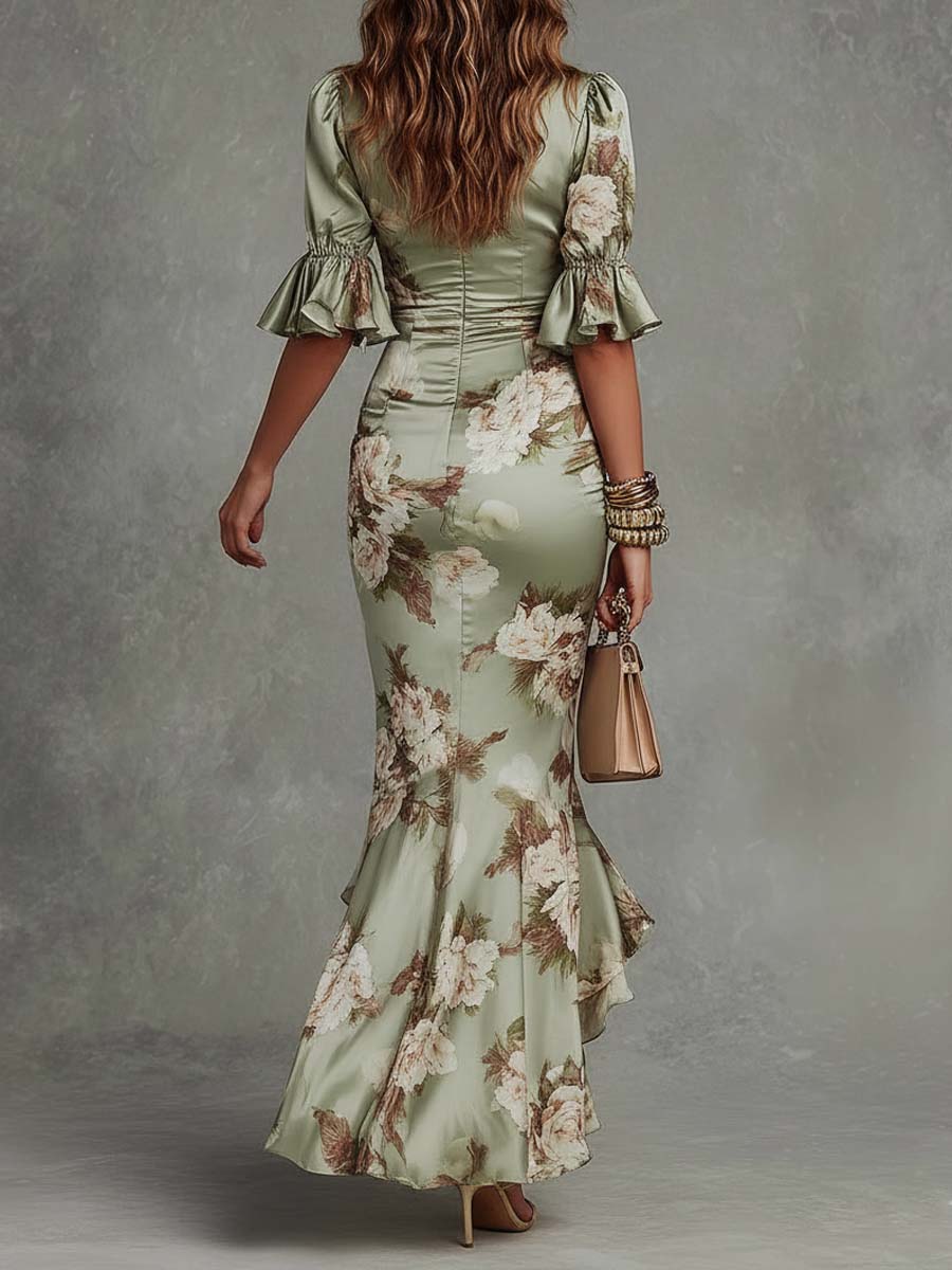 Harper | Acetate Satin Dress