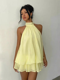 Plume | Mini Lightweight and Flowing Dress with Layers
