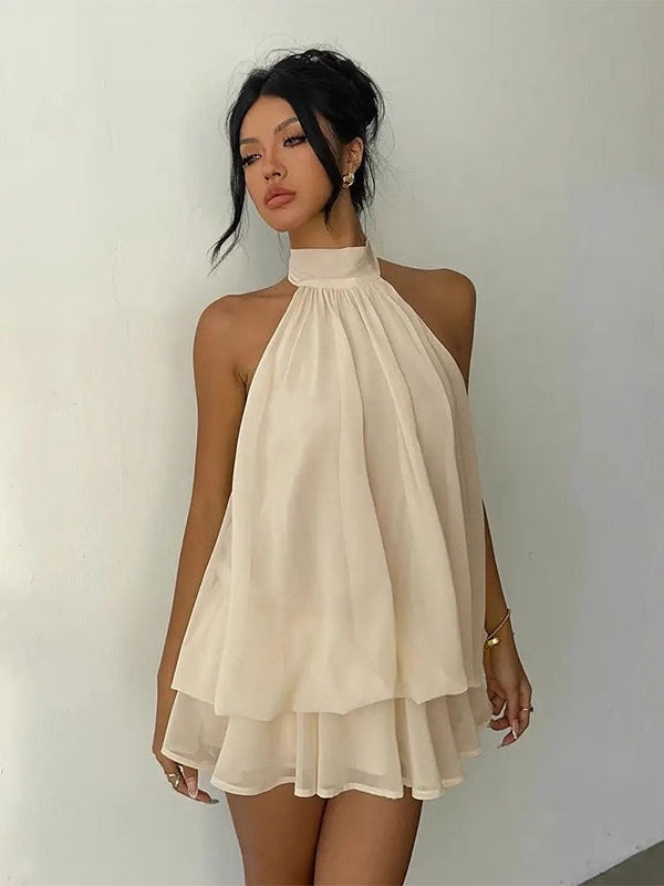 Plume | Mini Lightweight and Flowing Dress with Layers