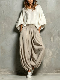 ZELDA | Batwing Top and Harem Pants Set
