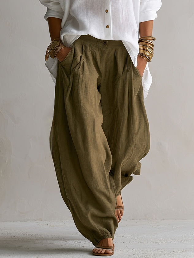 EVANGELINE | Shirt and Lantern Pants Set – Wells & Rose