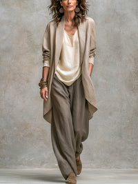 ELIANA | THREE-PIECE WIDE-LEG SUIT SET