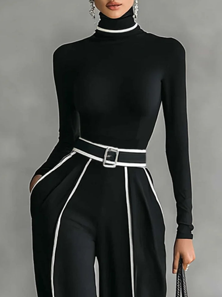 EMMA | High-Neck Top and Wide-Leg Pants
