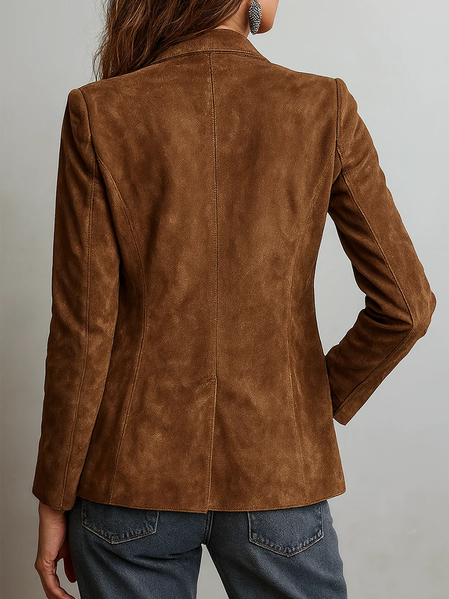 Brown Vintage Women's Blazer