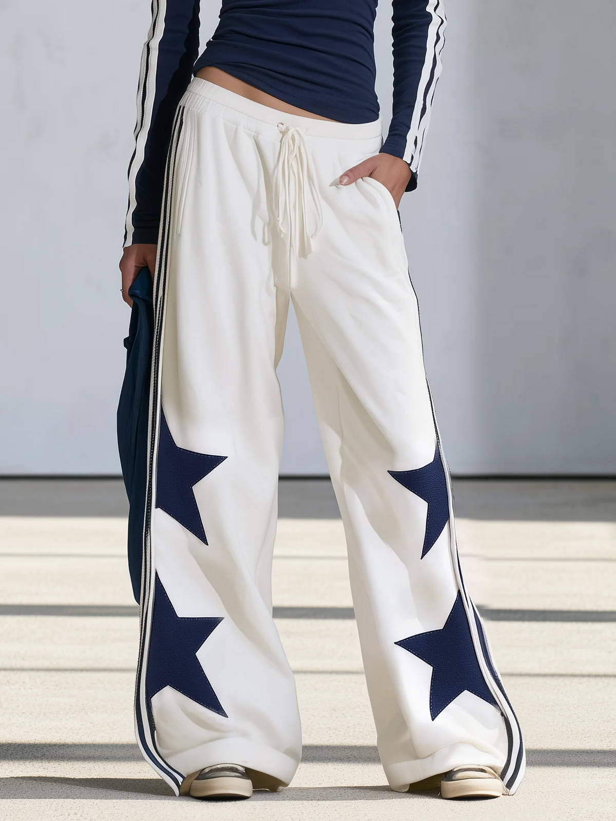 CELIA | Star Print Top and Pants Set