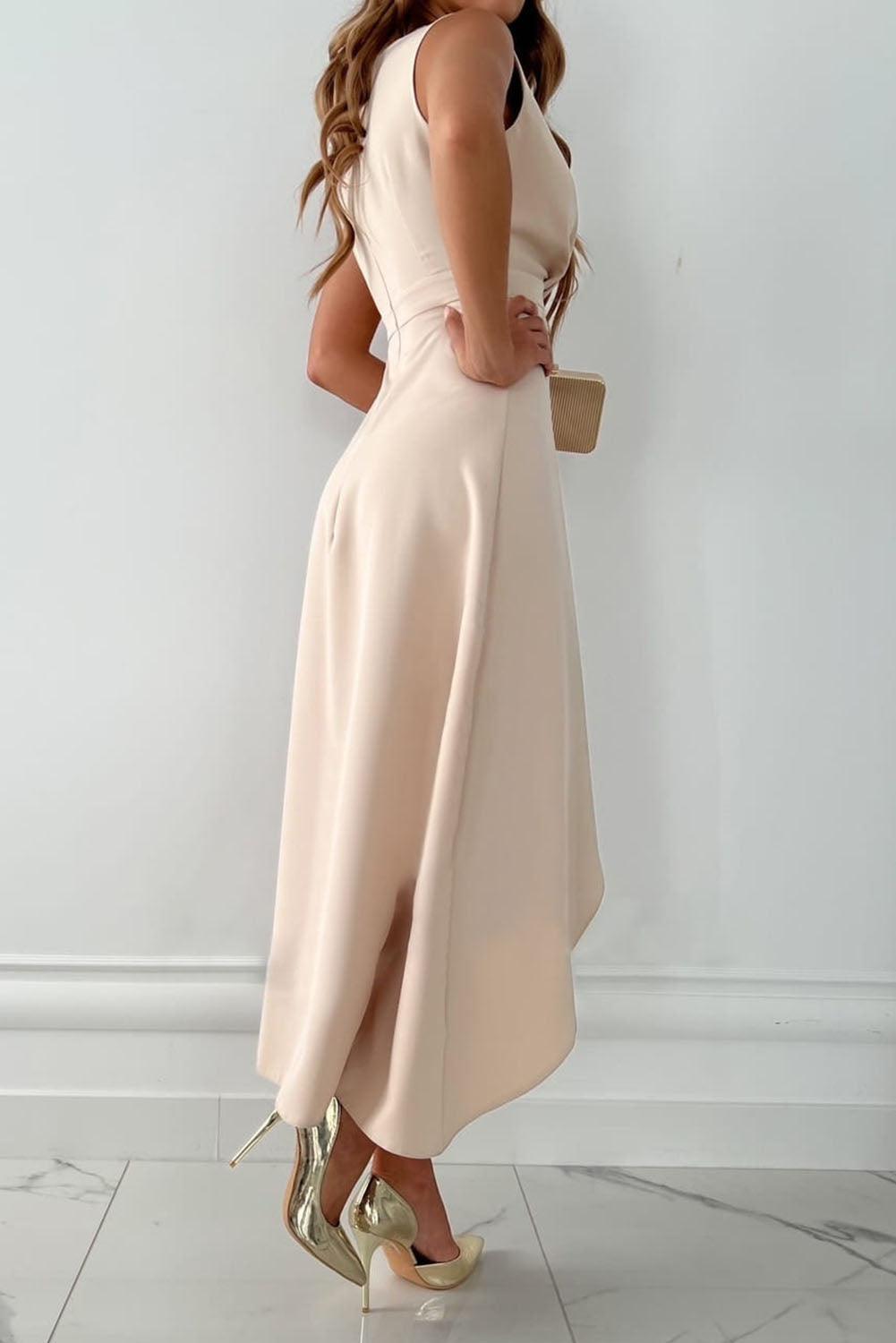 Ellis & Johnson™  |Midi Wrap Dress with V-Neck
