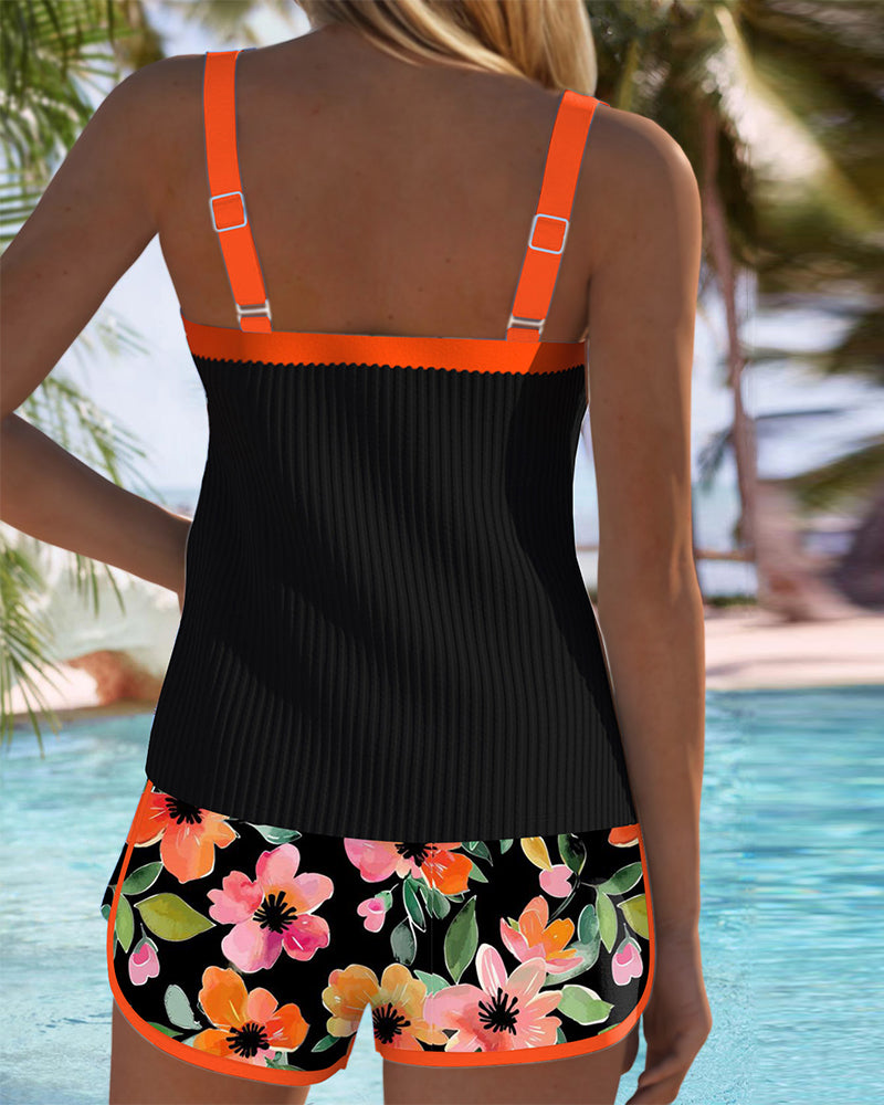 Miriam | Elegant Two-Piece Tankini Set
