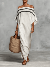 Aveline | Off-Shoulder Batwing Maxi
