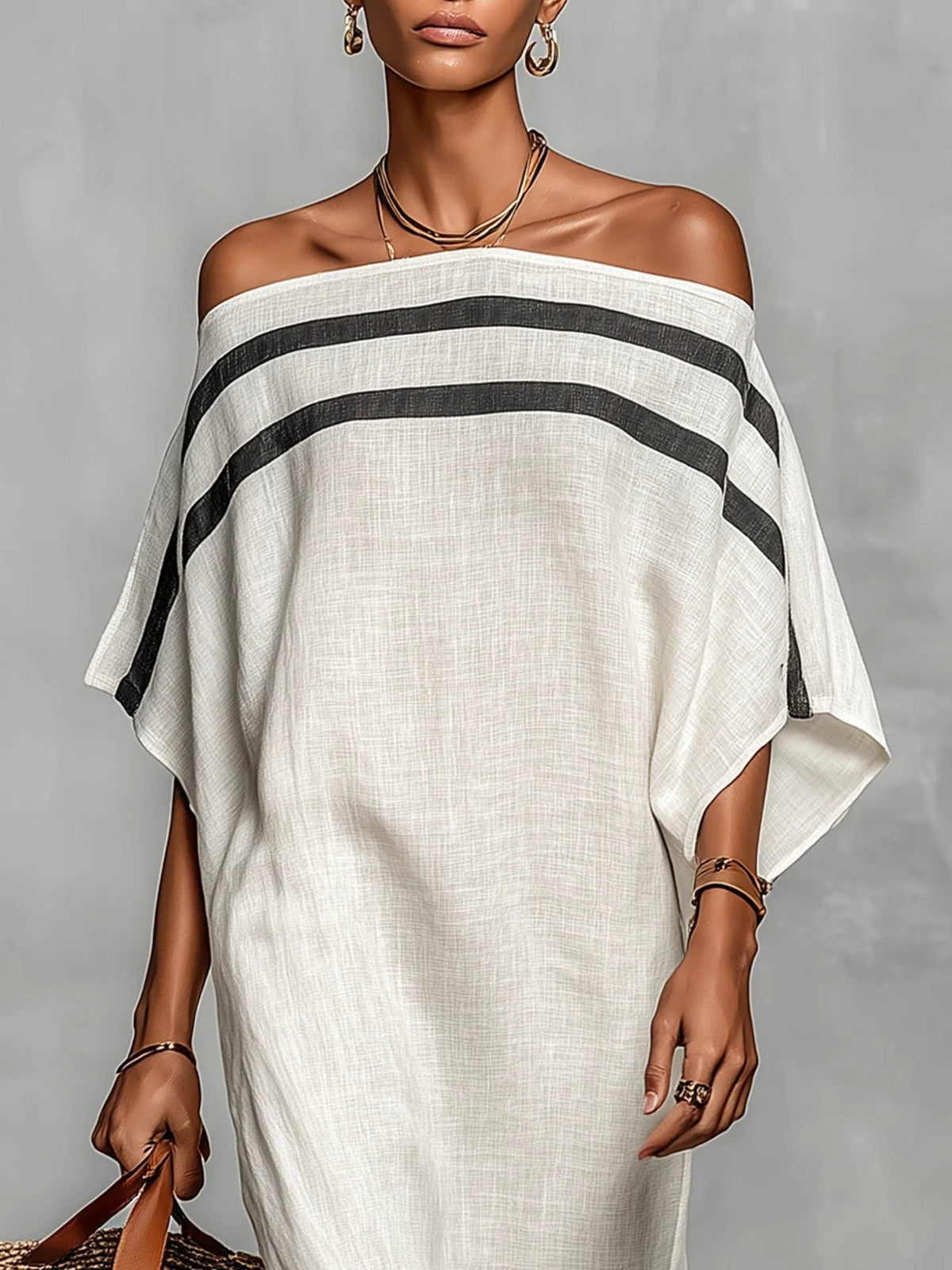 Aveline | Off-Shoulder Batwing Maxi – Wells & Rose