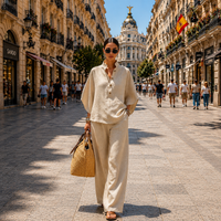 Mariel | Batwing Sleeve Set with Wide Pants
