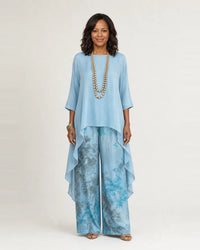 Cariola | Two-Piece Set with Asymmetric Tunic