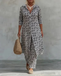 Sara™ | Two-Piece Set with Button Closure