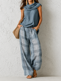 Comfortable and Elegant Natural Set Blue
