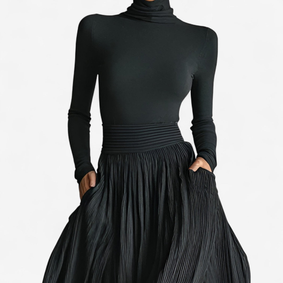 RACHEL | High-Waist Maxi Dress