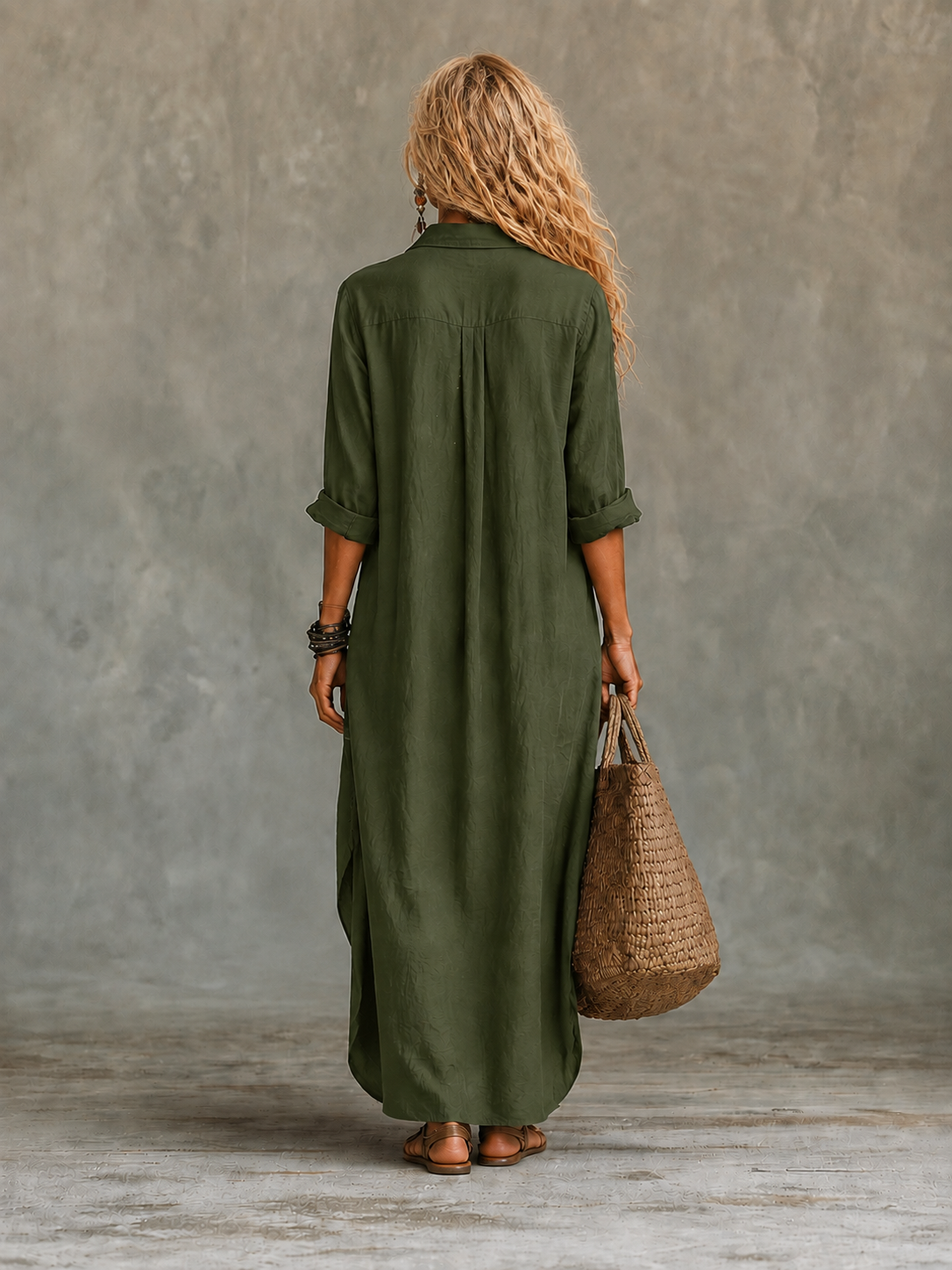 Vivienne | Button-Down Maxi Dress for Women