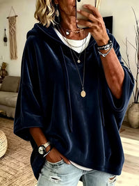 Stella™ | Relaxed Oversized Velvet Hooded Sweater