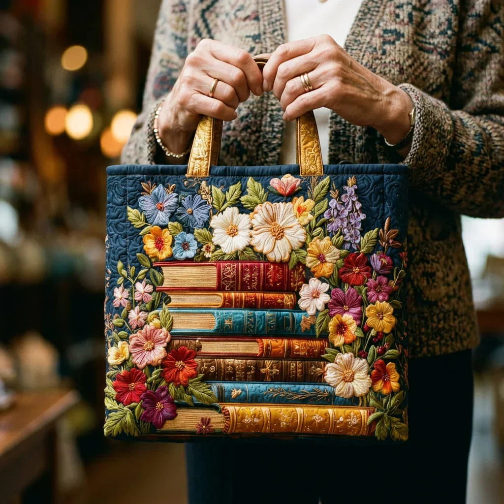 Artisanal Sack - Floral Print and Book