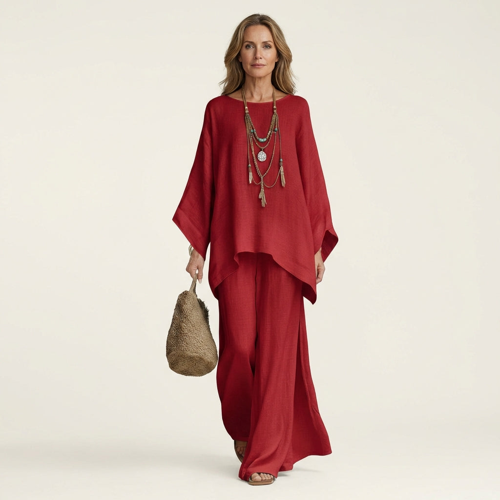 ANOUK | LINEN-BLEND BOHO SET