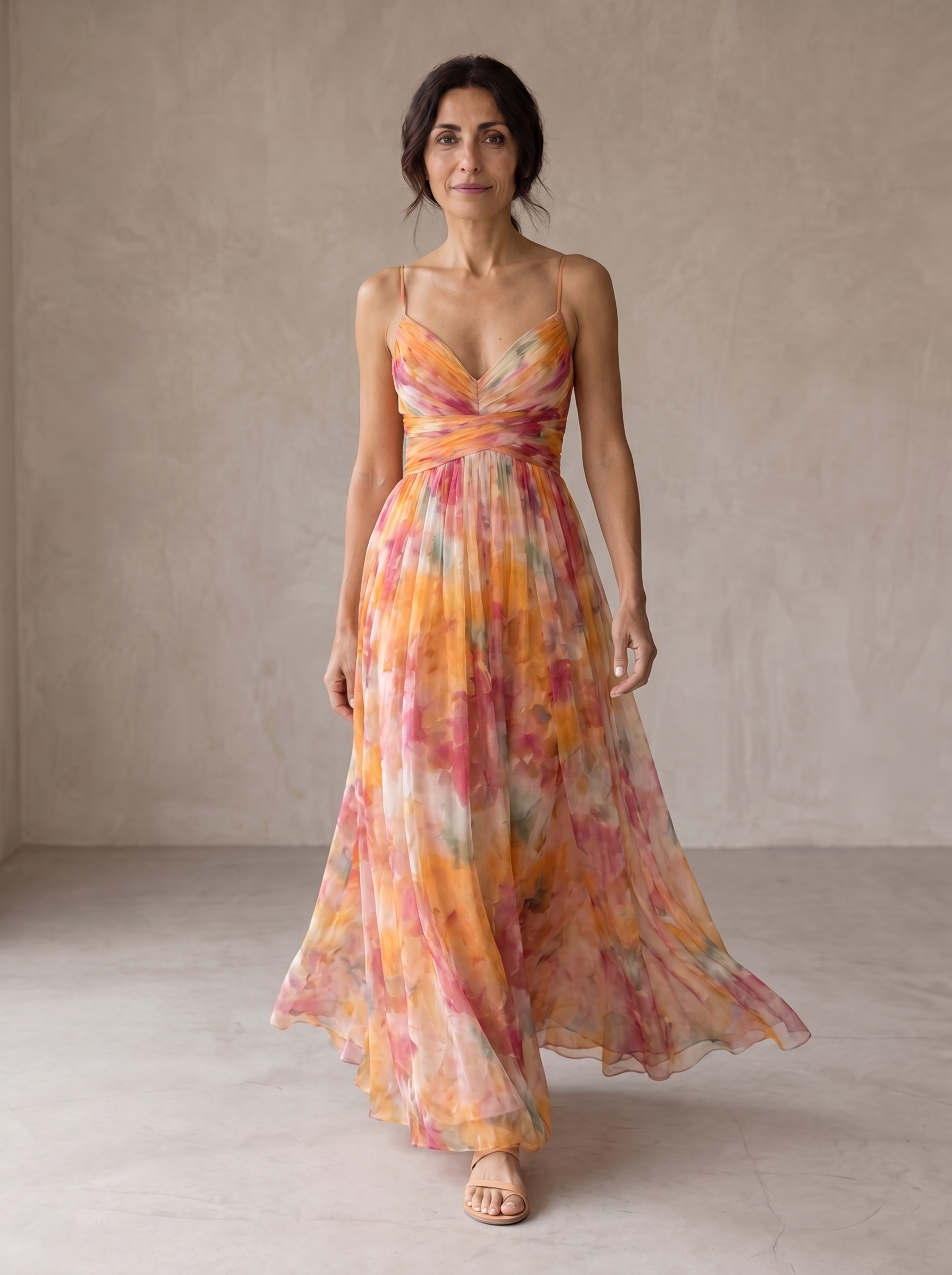 Giselle | Enchanting Maxi Dress with Floral Print