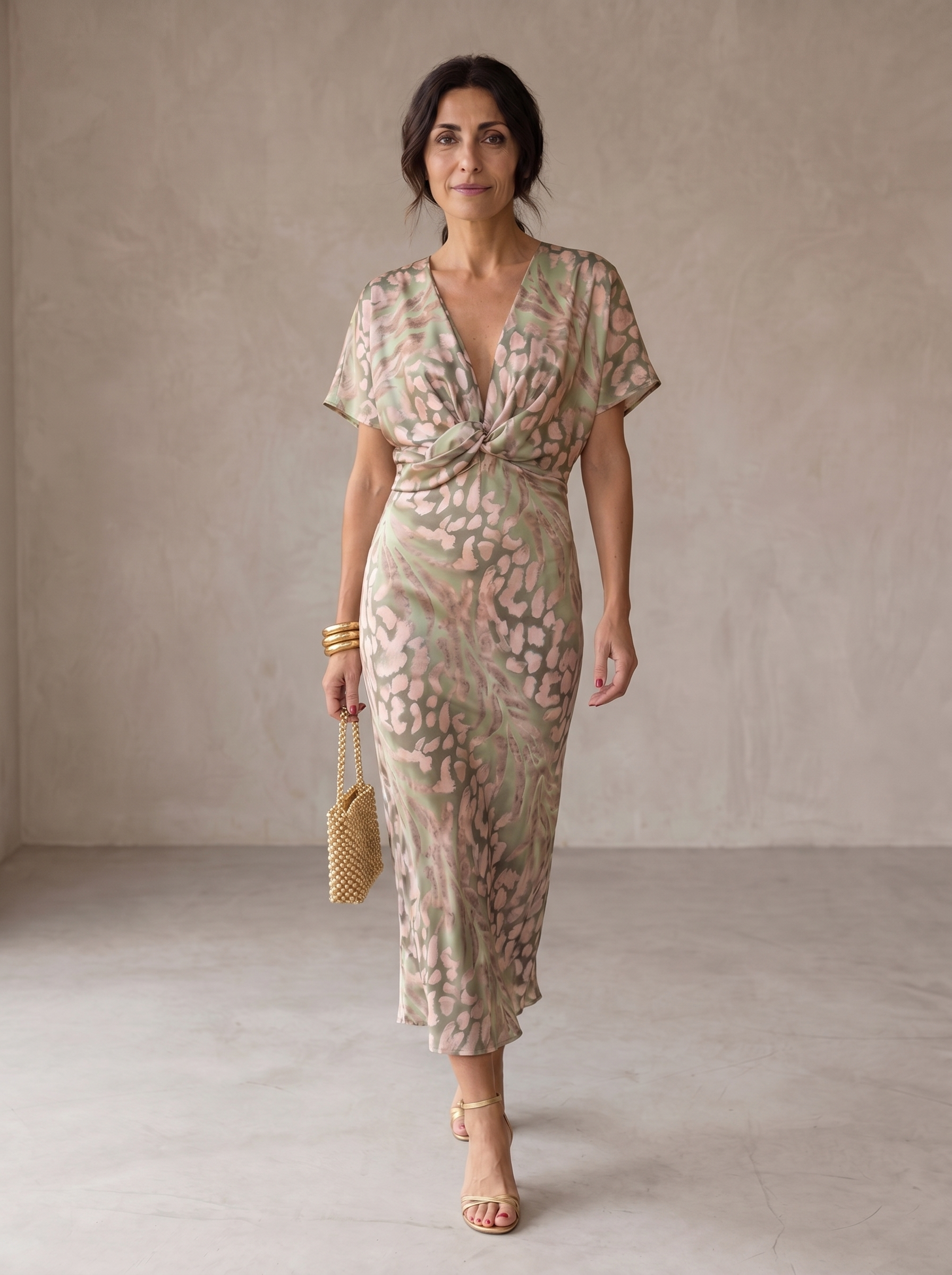 Antonella | Elegant dress in lightweight, fluid fabric