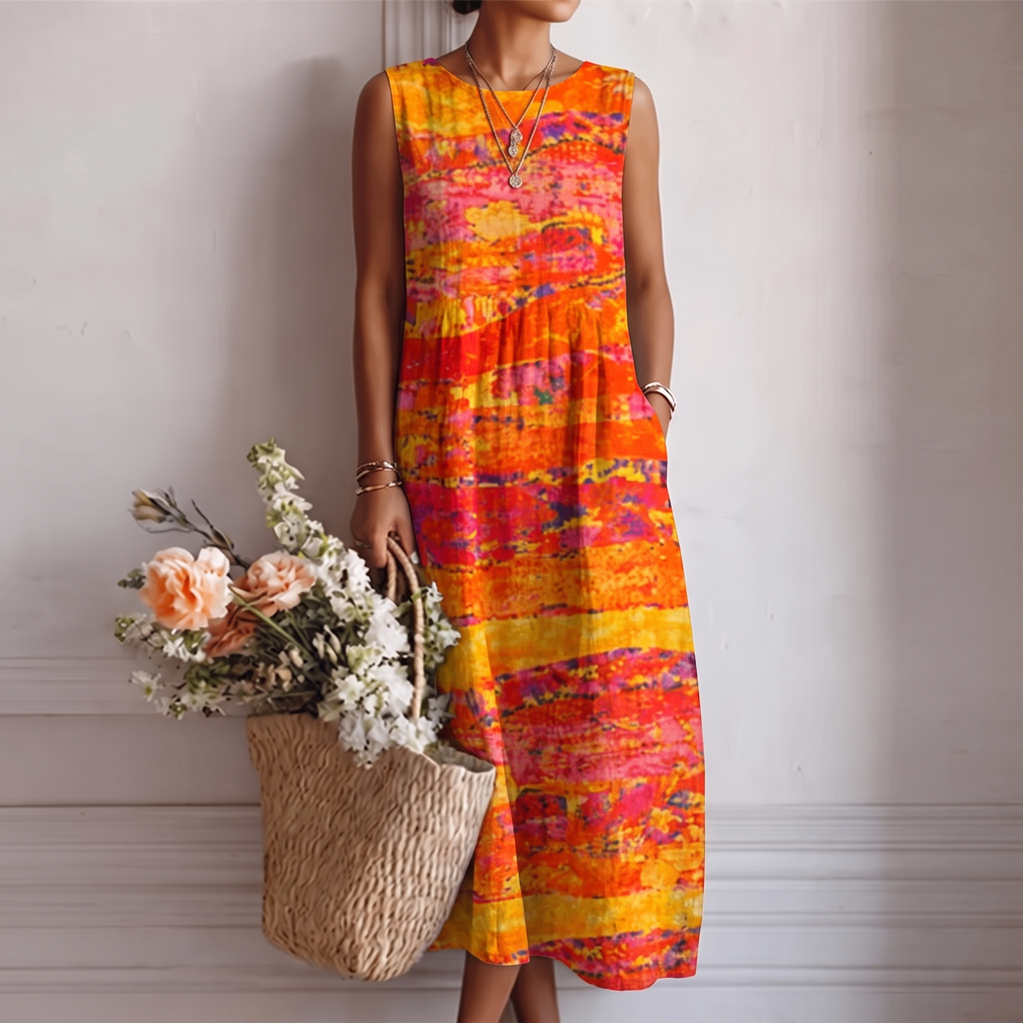 Laura™ | Midi Dress for Everyday