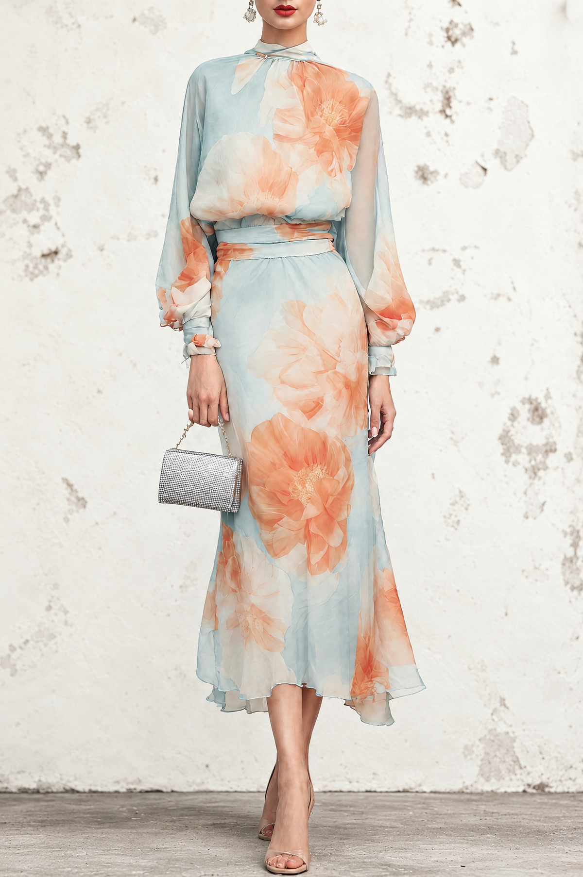 EMILIA | Floral Top and Skirt Set