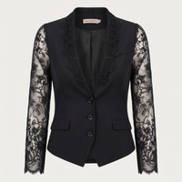 Noemi | Jacket with Semi-Transparent Sleeves