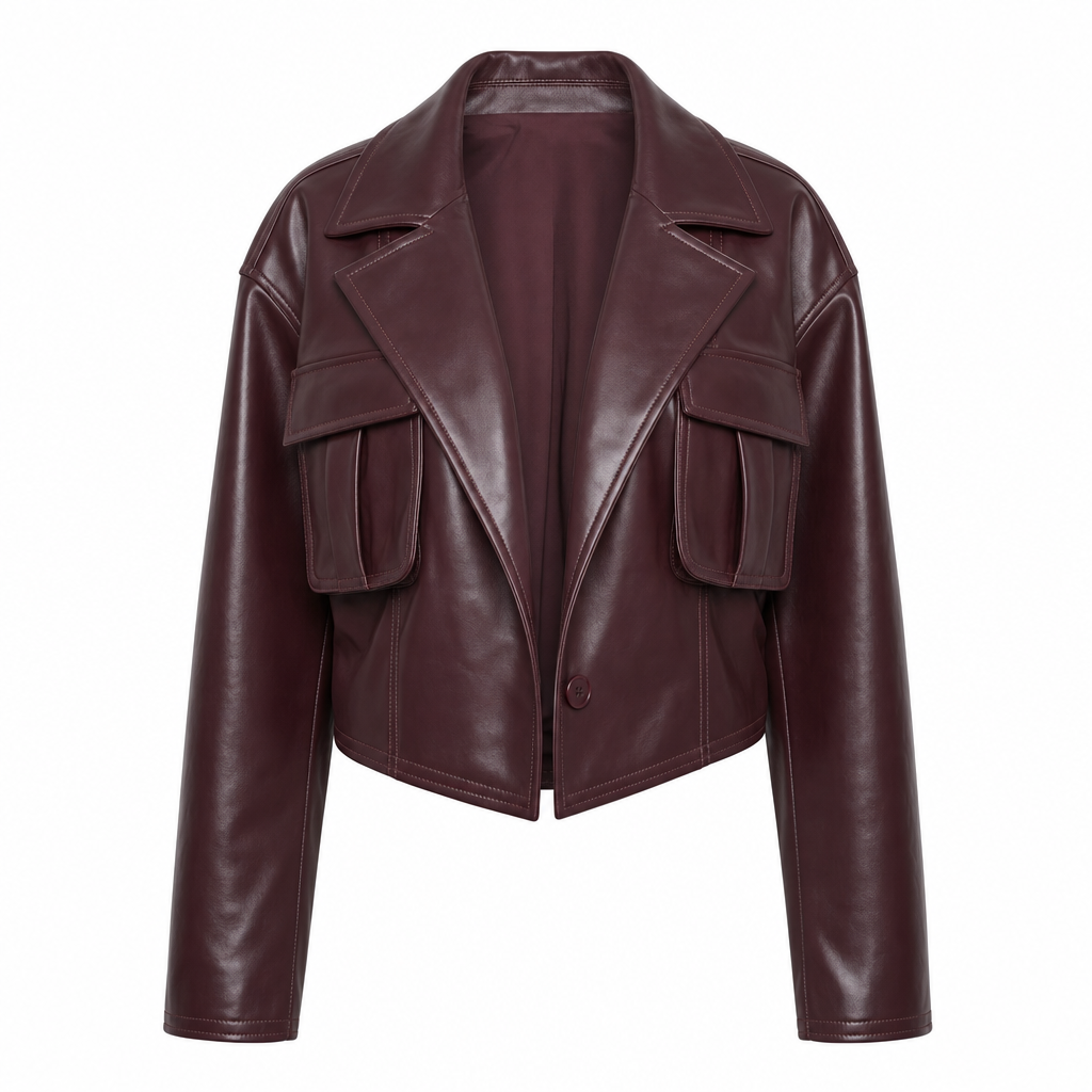 TOSCA | Cropped Jacket with Chest Pockets – Wells & Rose