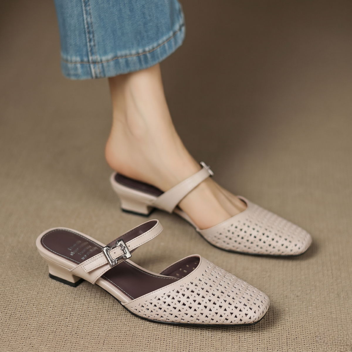 Ovia | Genuine Leather Mules
