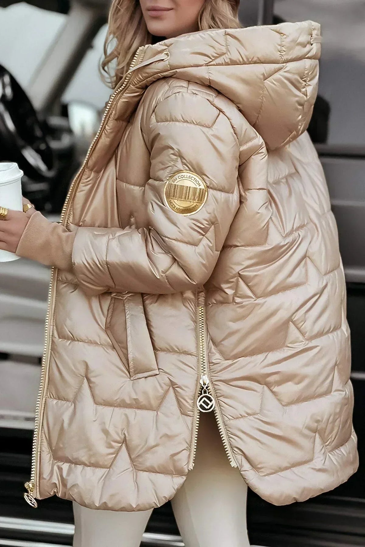 Cristelle™ | Light, quilted coat with a hood