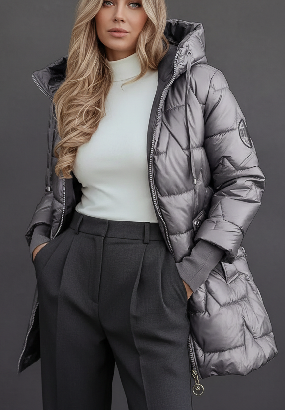 Cristelle™ | Light, quilted coat with a hood