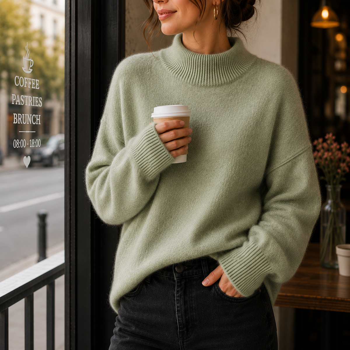 Juniper | Oversized Women's Turtleneck Sweater