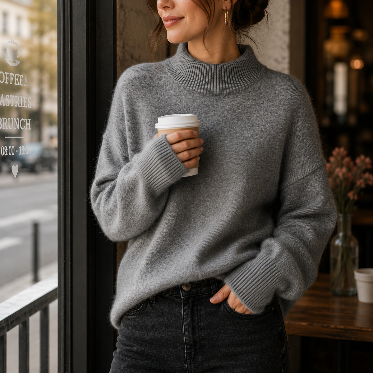Juniper | Oversized Women's Turtleneck Sweater