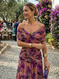 Paula™ | Long Dress with V-Neck