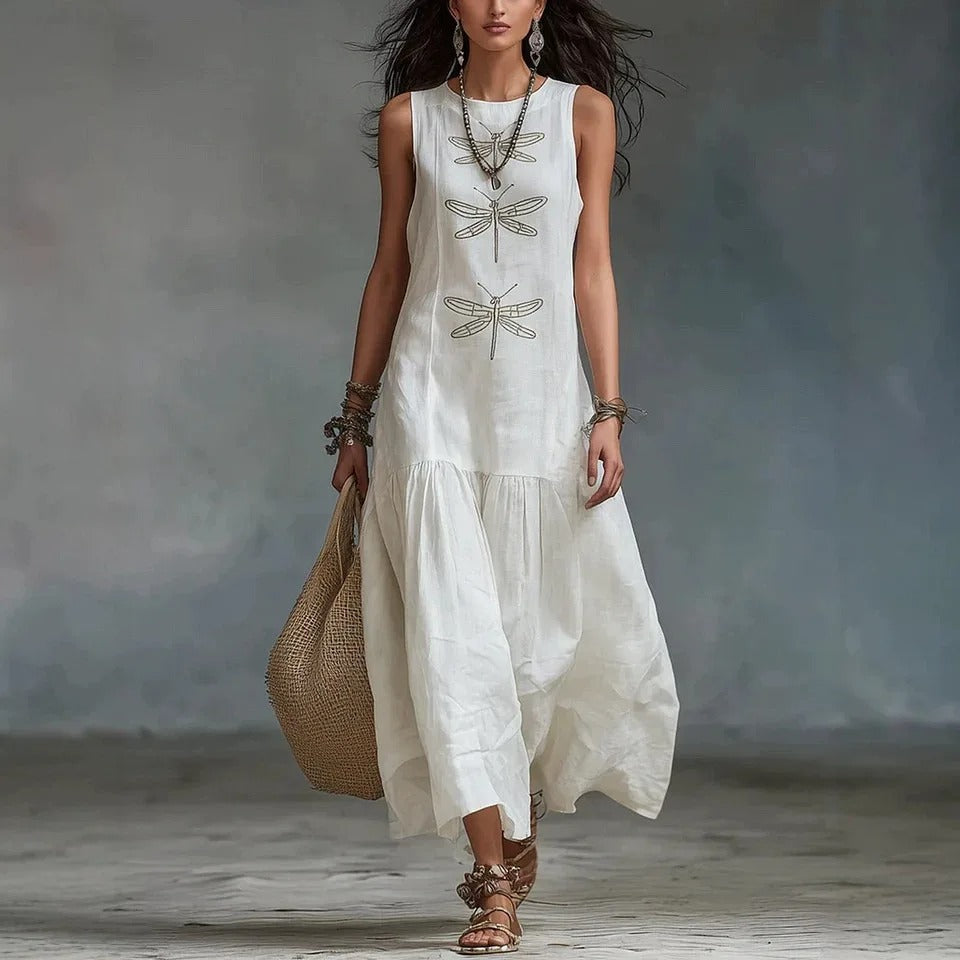 Maya | Bohemian Midi Dress