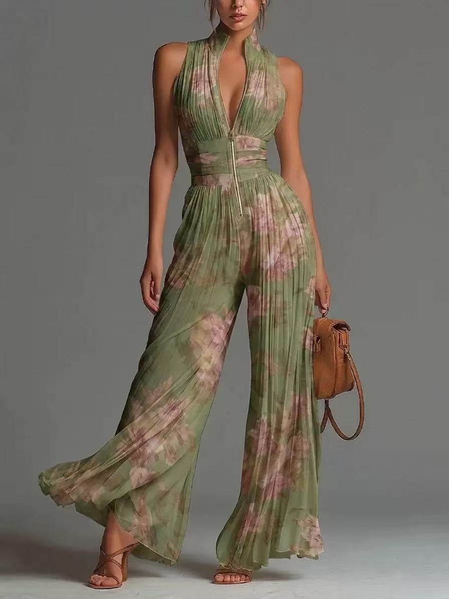 Imani | Pleated Jumpsuit